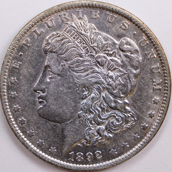 1892 Morgan Dollar, Very Fine Circulated Coin, Store #DR0774