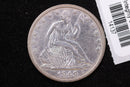 1849-O Liberty Seated Half Dollar, Affordable Circulated Coin. Store