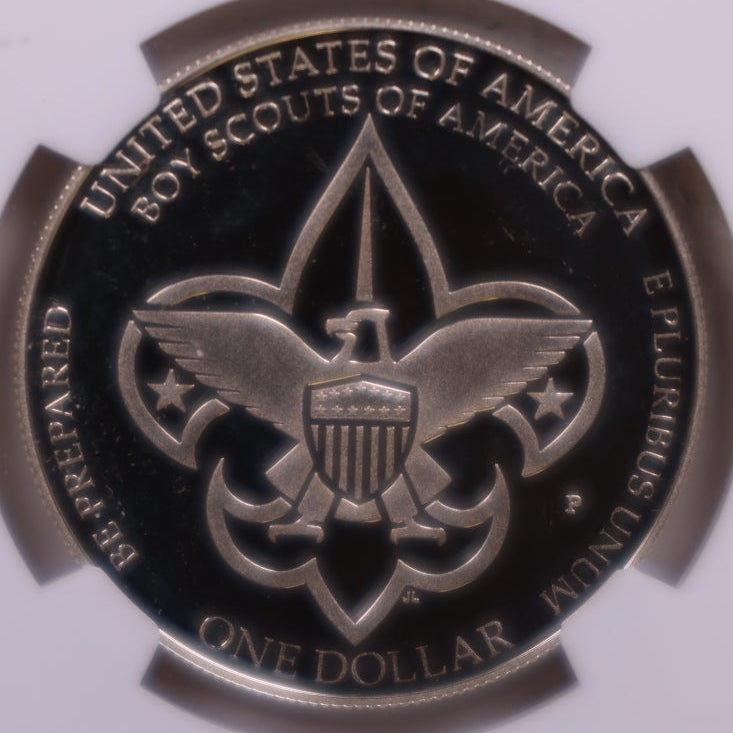2010-P Boy Scouts Centennial Dollar, NGC PF-69 Ultra Cameo, Store #GMC382