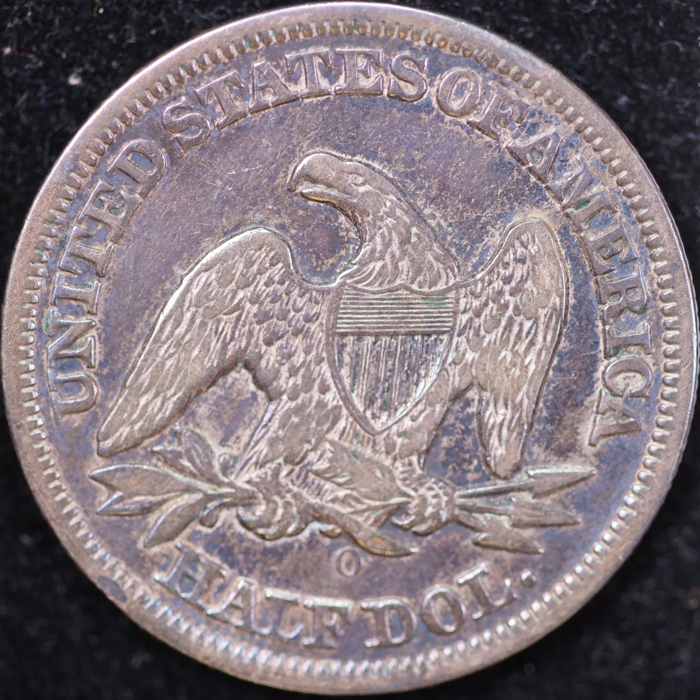 1850-O Liberty Seated Half Dollar, About Uncirculated Coin, Store #HR1927