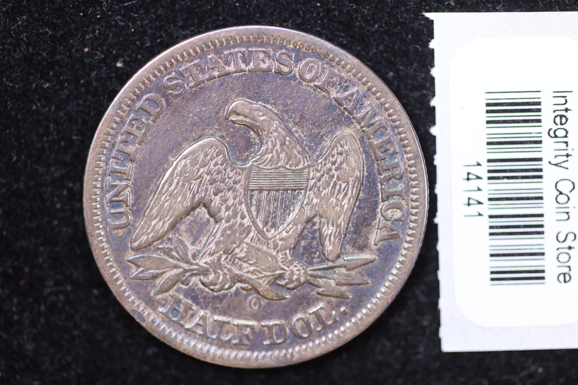 1850-O Seated Liberty Half Dollar, Affordable Circulated Coin, Store #14141