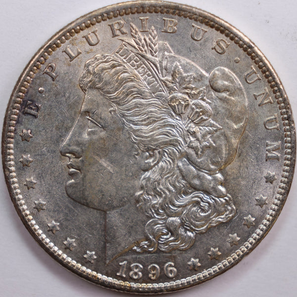 1896 Morgan Dollar, Mint State Uncirculated Coin, Store #DR0768