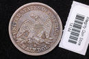 1854-O Seated Liberty Half Dollar,  Affordable Circulated Coin, Store