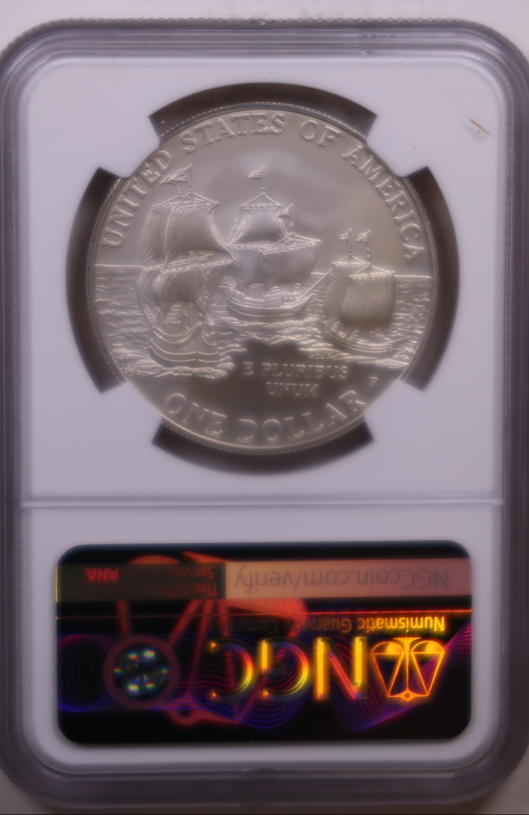 2007-P Jamestown Anniversary Dollar, NGC MS-69, Store #GMC386