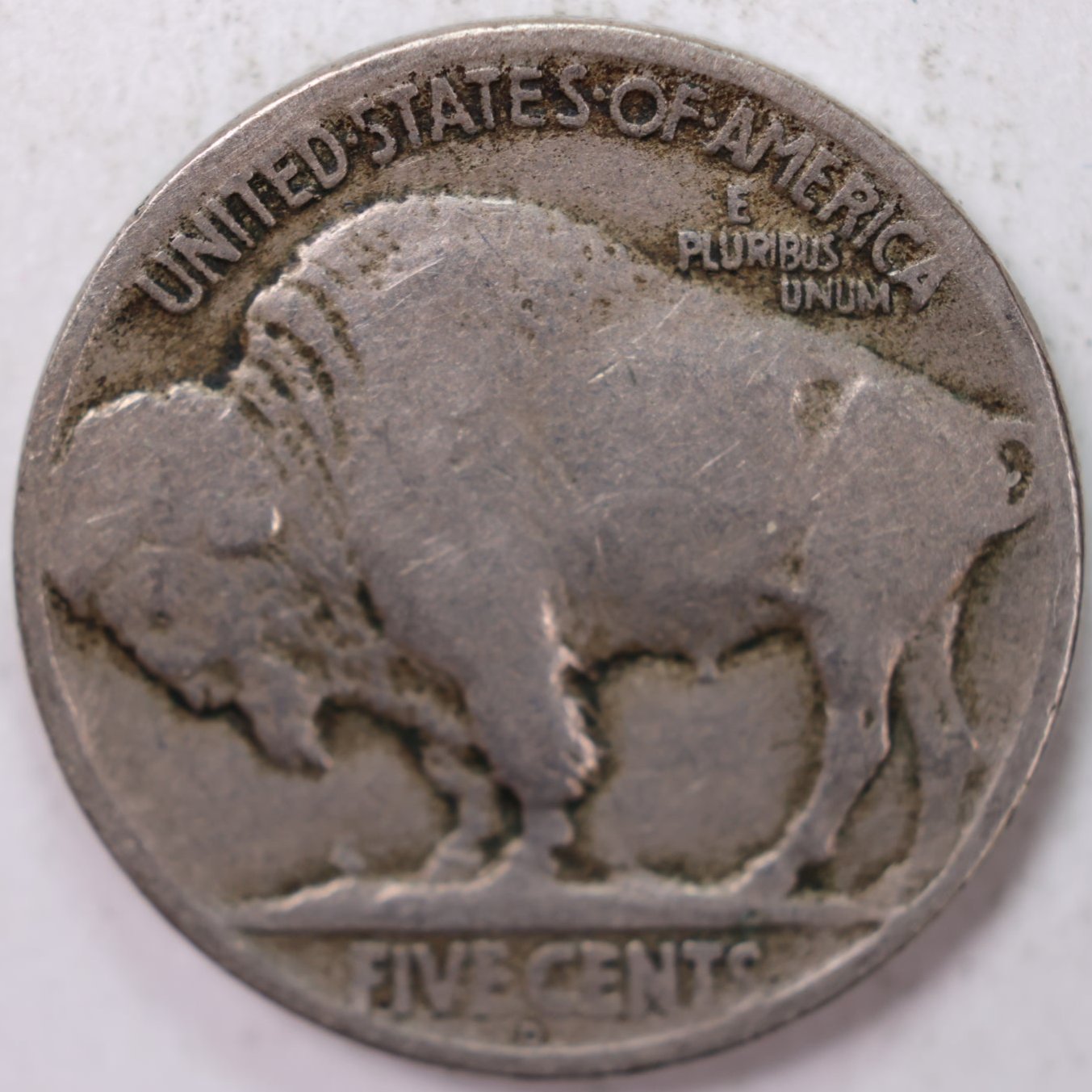 1925-D Buffalo Nickel, Very Good Circulated Coin, Store Sale #N925D01