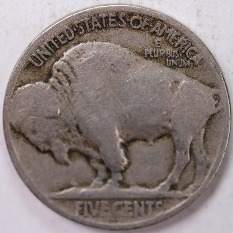 1925-D Buffalo Nickel, Very Good Circulated Coin, Store Sale