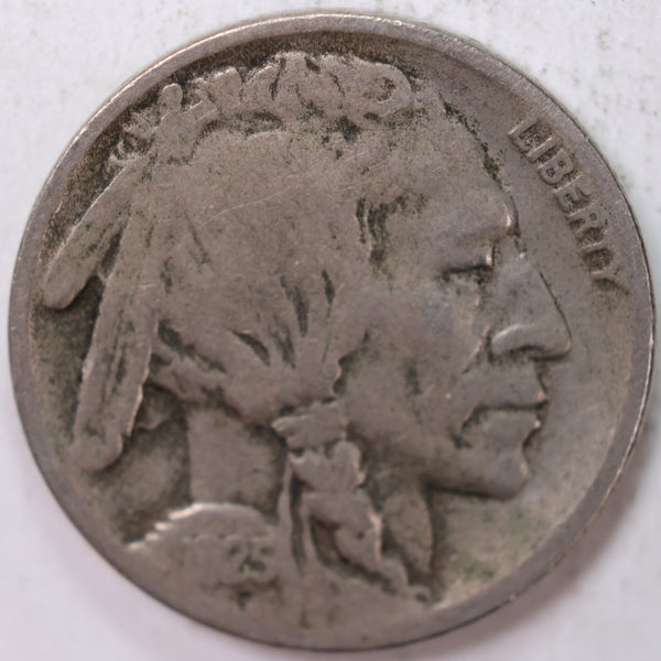1925-S Buffalo Nickel, Very Good Circulated Coin, Store Sale #N925S01