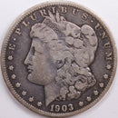 1903-S Morgan Dollar, Very Good+ Circulated Coin, Store