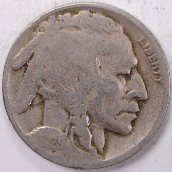 1929-D Buffalo Nickel, Good Circulated Coin, Store Sale #N929D01