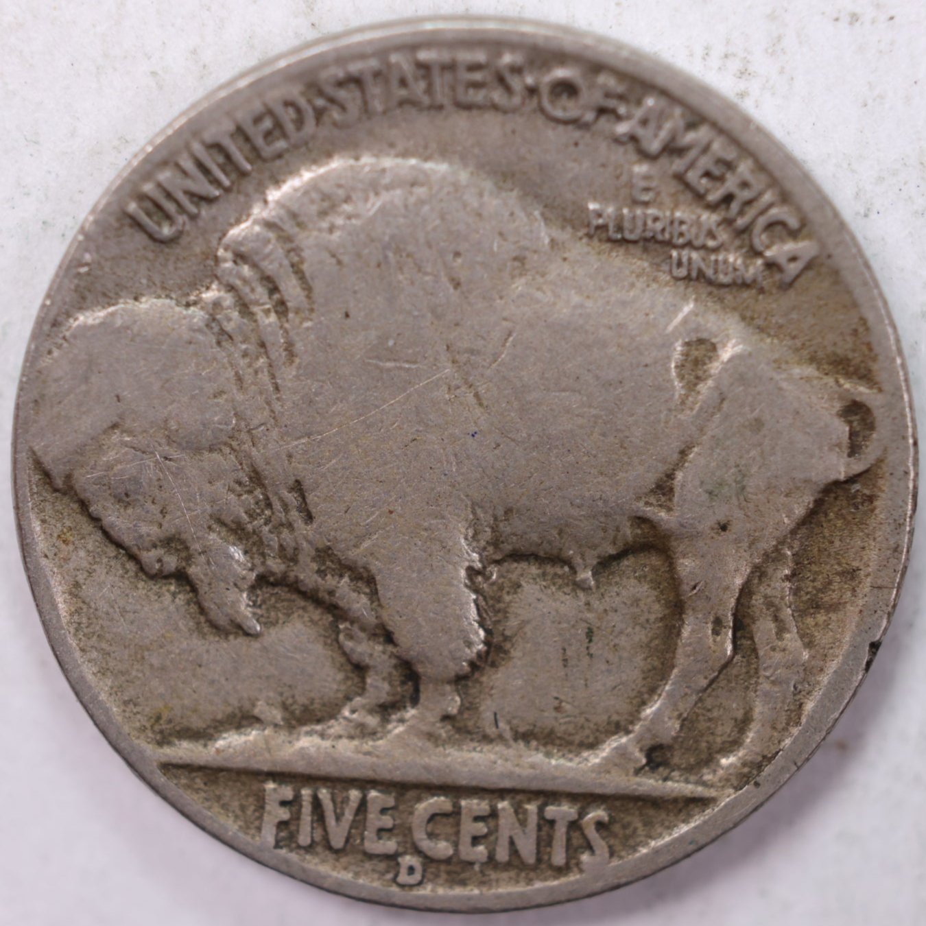 1934-D Buffalo Nickel, Very Good Circulated Coin, Store Sale #N934D01