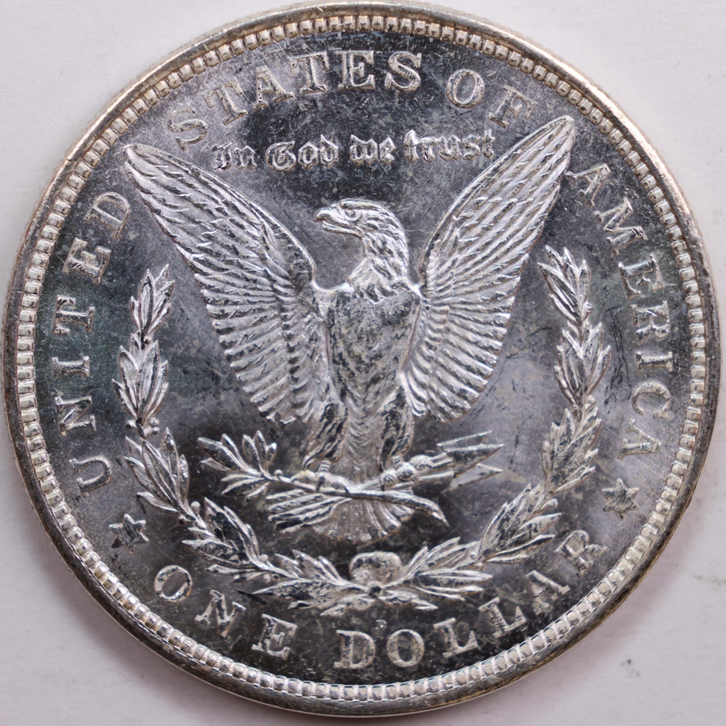 1921-D Morgan Dollar, Mint State Uncirculated Coin, Store #DR0742