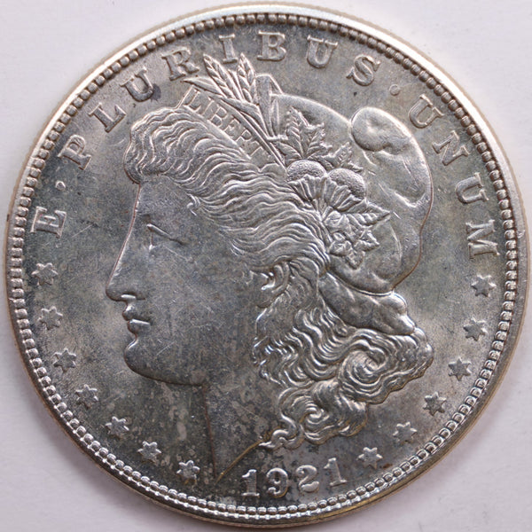 1921-S Morgan Dollar, Mint State Uncirculated Coin, Store #DR0741