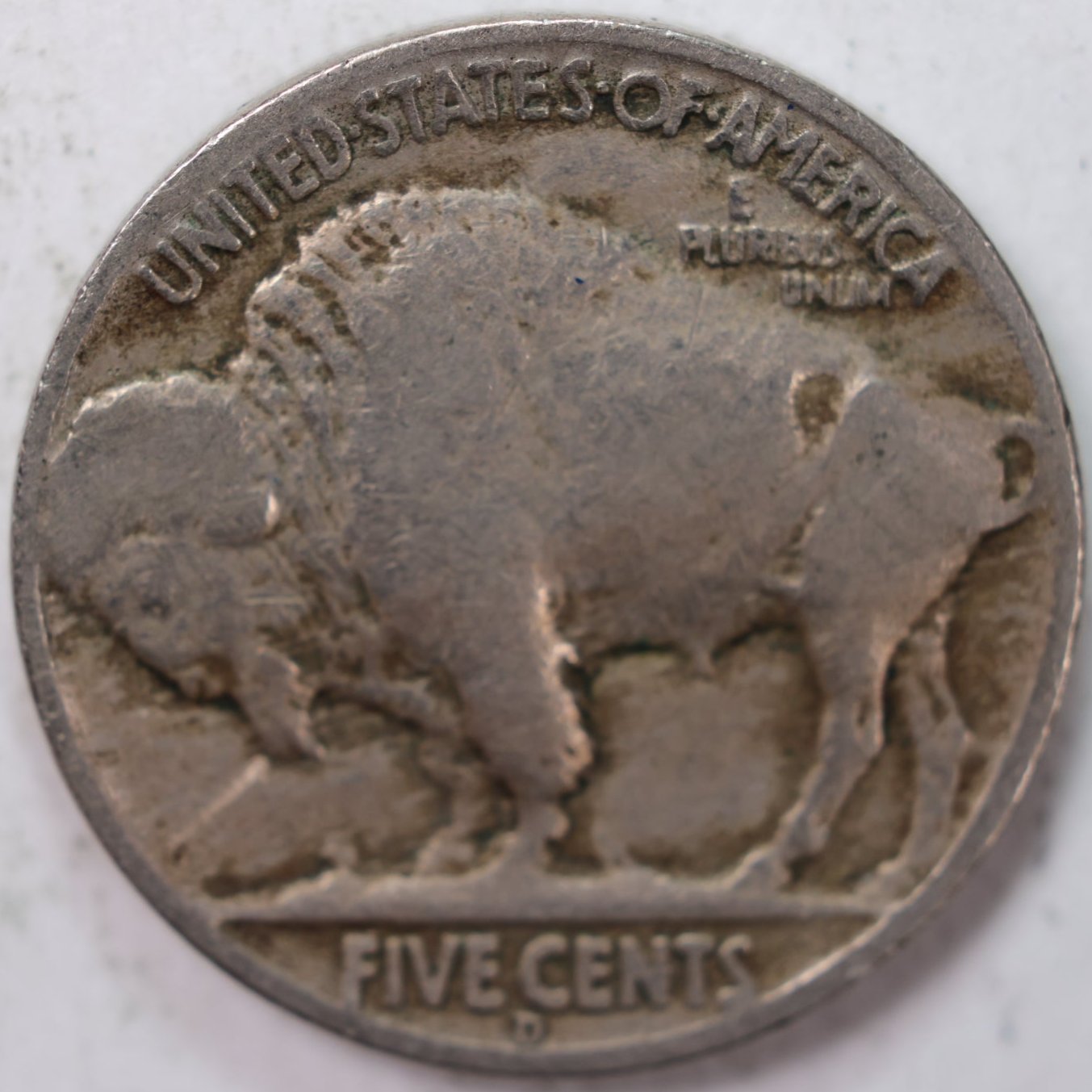1936-D Buffalo Nickel, Very Good Circulated Coin, Store Sale #N936D01