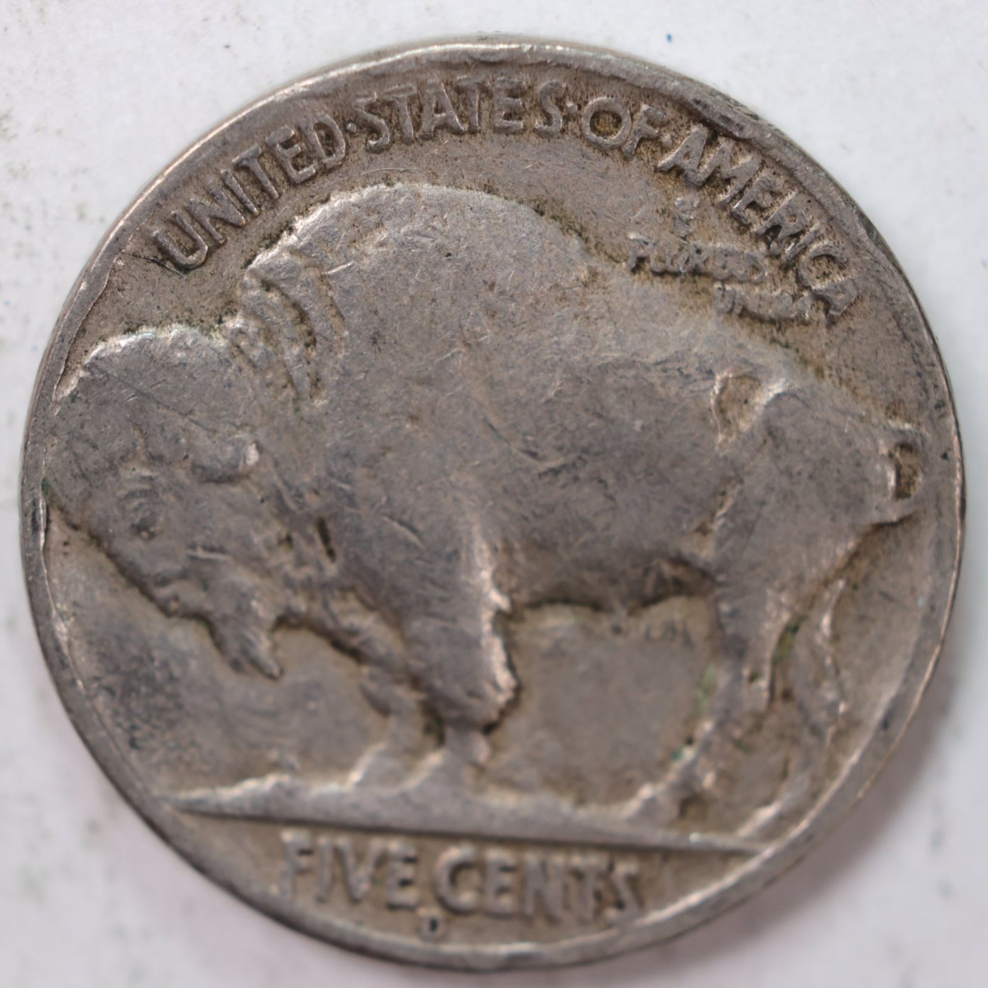 1937-D Buffalo Nickel, Very Good Circulated Coin, Store Sale #N937D01