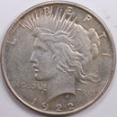 1922 Peace Dollar, About Uncirculated Coin, Store