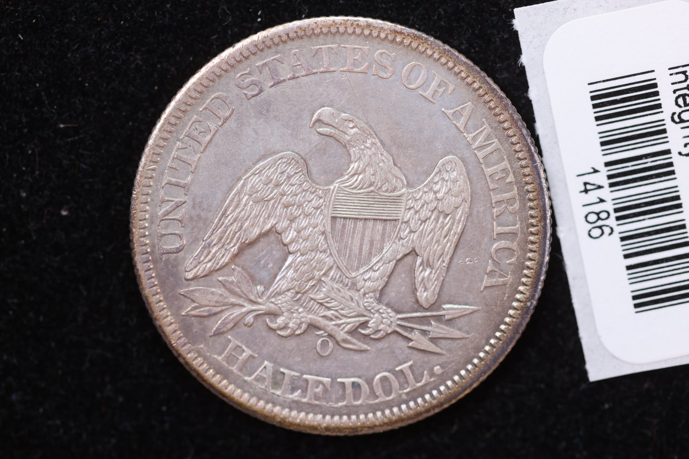 1855-O Seated Liberty Half Dollar, Affordable Collectible Circulated Coin, Store #14186