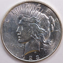 1923-D Peace Dollar, Mint State Uncirculated Coin, Store