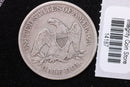 1856 Seated Liberty Half Dollar, Affordable Collectible Circulated Coin, Store
