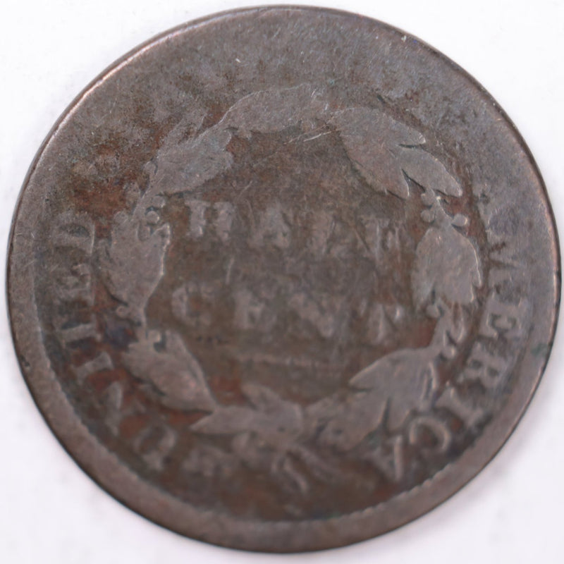 1809/6 Draped Bust Half Cent, Good+ Circulated Coin. Store