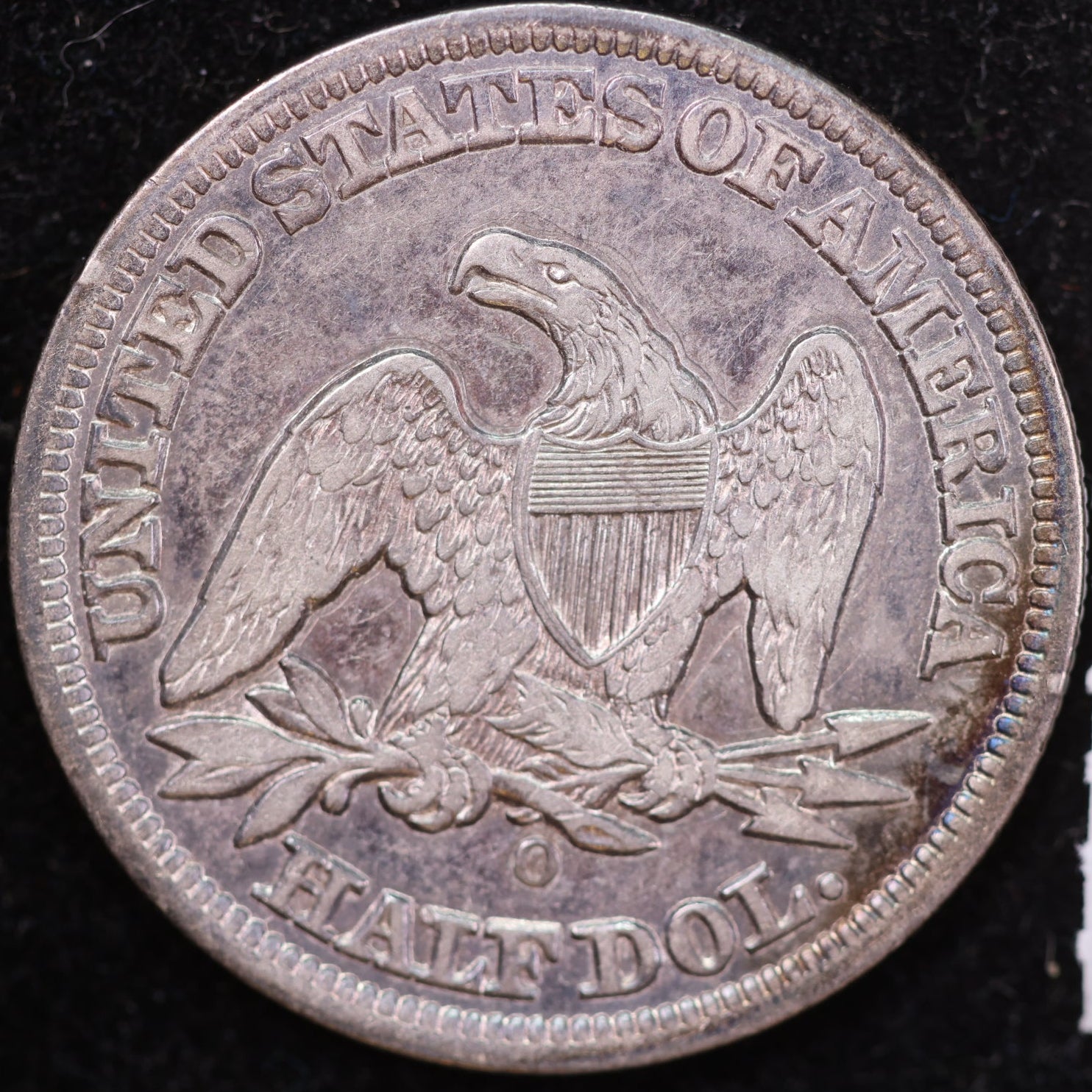 1857-O Seated Liberty Half Dollar, Very Fine+ Circulated Coin, Store #HR1955