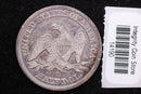 1857-O Seated Liberty Half Dollar, Affordable Collectible Circulated Coin, Store