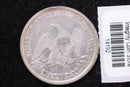 1858 Seated Liberty Half Dollar, Affordable Collectible Circulated Coin, Store