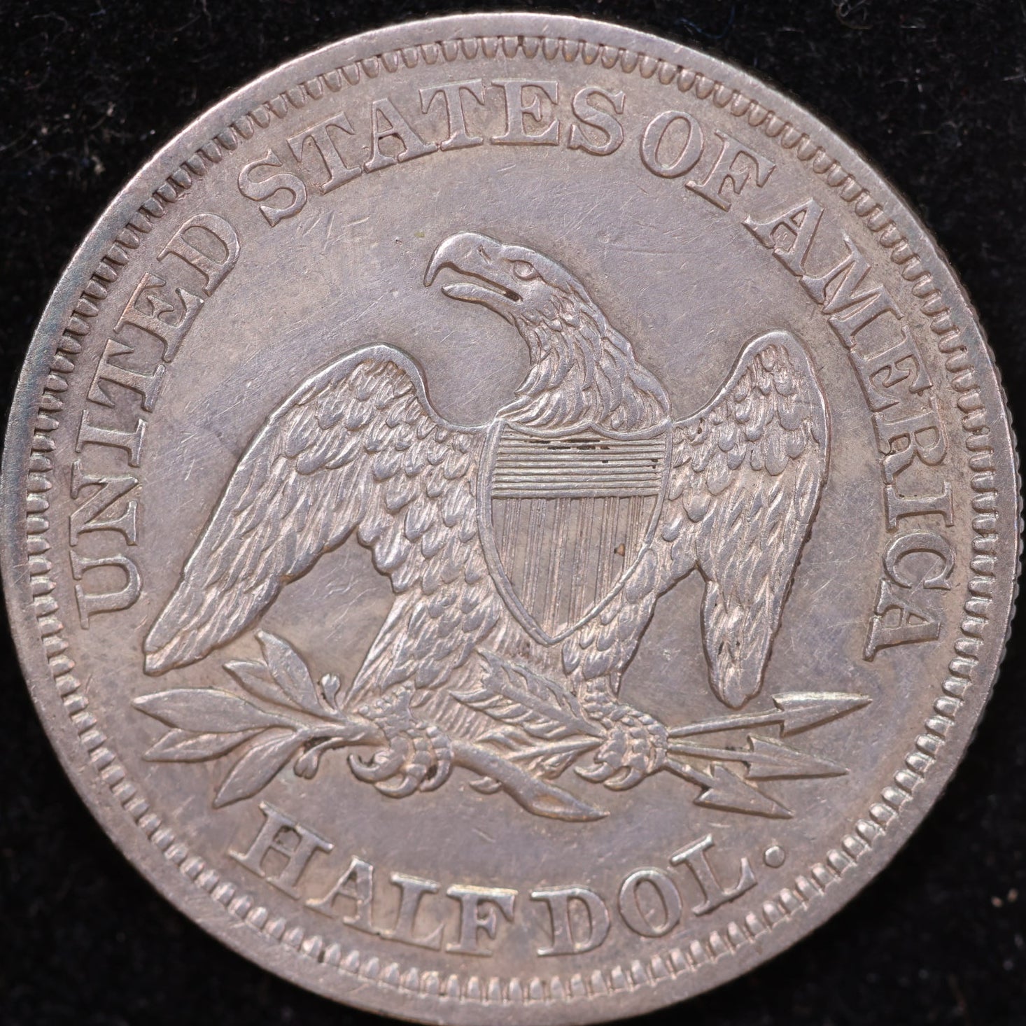 1859 Seated Liberty Half Dollar, Mint State Uncirculated Coin, Store #HR1963