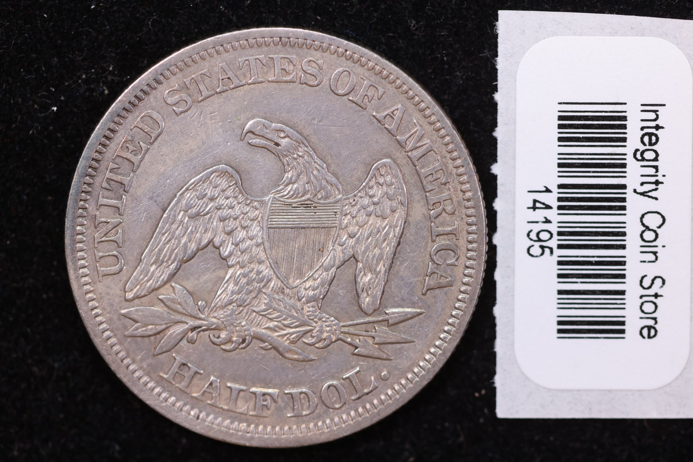 1859 Seated Liberty Half Dollar, Affordable Collectible Circulated Coin, Store #14195