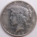 1923-D Peace Dollar, Extra Fine Circulated Coin, Store