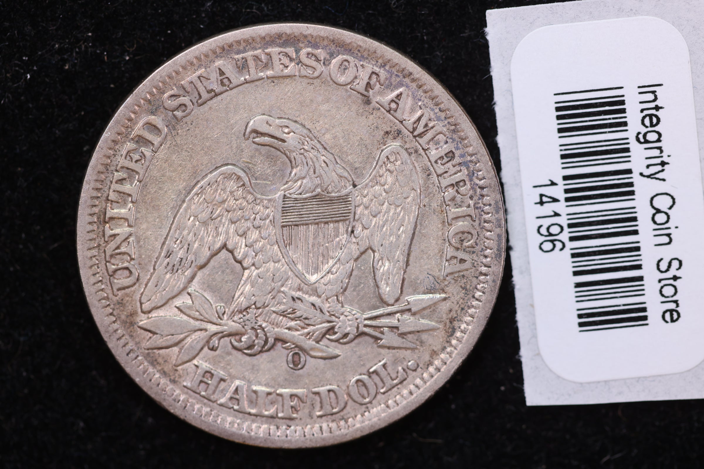 1859-O Seated Liberty Half Dollar, Affordable Collectible Circulated Coin, Store #14196