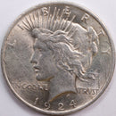 1924 Peace Dollar, Mint State Uncirculated Coin, Store