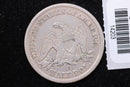 1861-S Seated Liberty Half Dollar, Affordable Collectible Circulated Coin, Store
