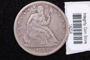 1862-S Seated Liberty Half Dollar, Very Fine Circulated Coin, Store