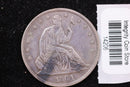 1864 Seated Liberty Half Dollar, Affordable Collectible Circulated Coin, Store