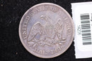 1864 Seated Liberty Half Dollar, Affordable Collectible Circulated Coin, Store