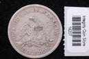 1864-S Seated Liberty Half Dollar, Affordable Collectible Circulated Coin, Store