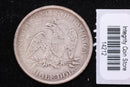 1867 Seated Liberty Half Dollar, Affordable Collectible Circulated Coin, Store