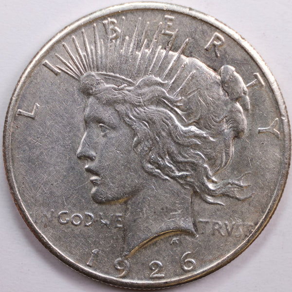 1926 Peace Dollar, Extra Fine Circulated Coin, Store #DR0693