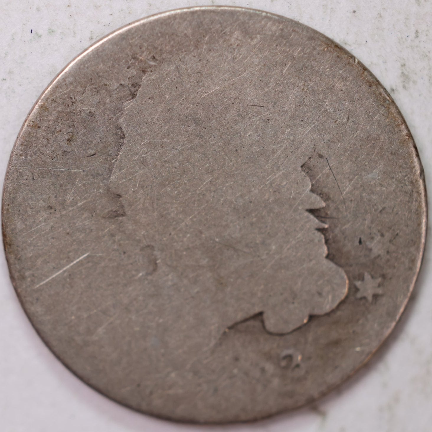 1832 Cap Bust Silver Dime, Poor Circulated Coin, Store #d832.01