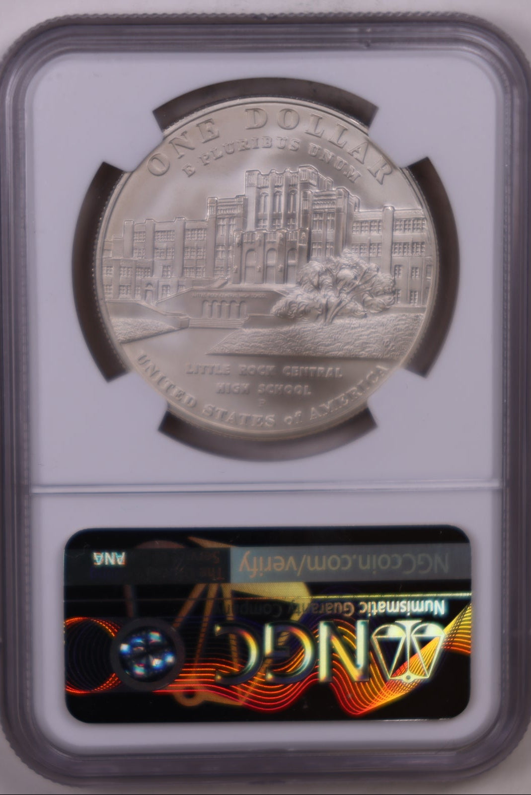 2007-P School Desegregation Dollar, NGC MS-70, Store #GMC388