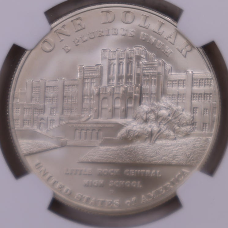 2007-P School Desegregation Dollar, NGC MS-70, Store #GMC388
