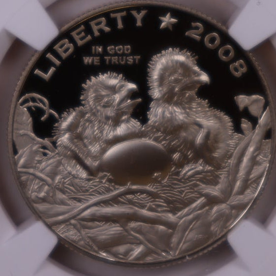 2008-S Bald Eagle 50C, NGC PF-70 Ultra Cameo, Store #GMC390