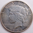 1935 Peace Dollar, About Uncirculated Coin, Store