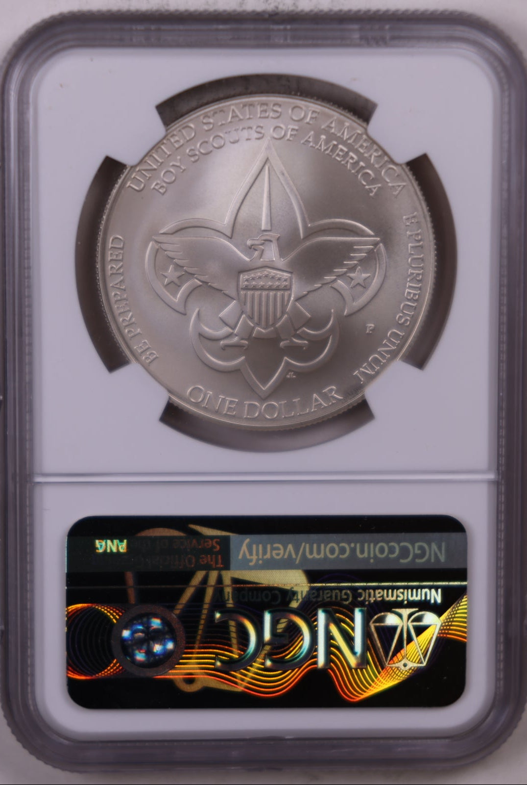 2010-P Boy Scouts Centennial Dollar, NGC MS-70, Store #GMC391