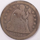 1841 Seated Liberty Silver Dime, Very Good Circulated Coin, Store