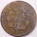 1841 Seated Liberty Silver Dime, Very Good Circulated Coin, Store