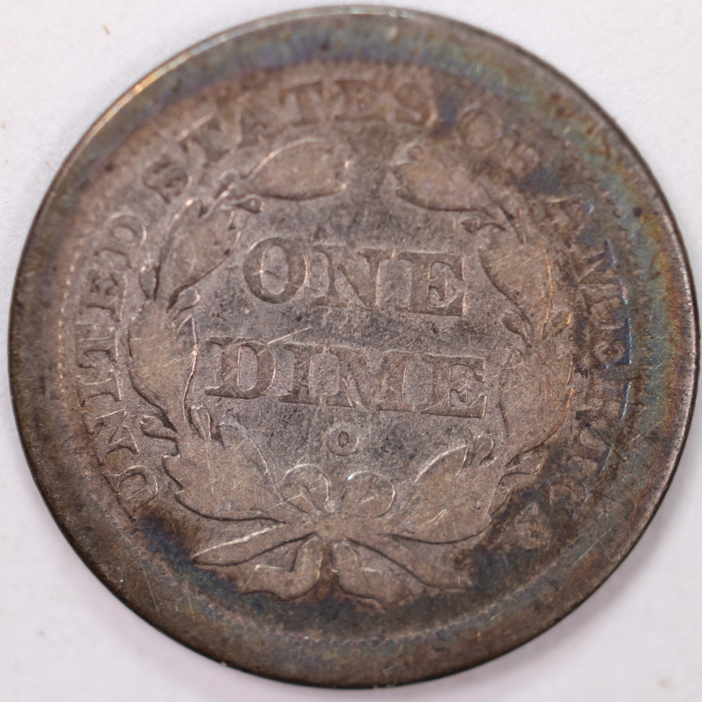 1841-O Seated Liberty Silver Dime, Very Good Circulated Coin, Store #d841N01