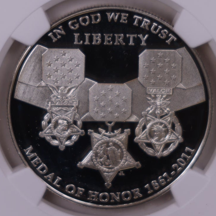 2011-P Medal of Honor Dollar, NGC PF-69 Ultra Cameo, Store #GMC395