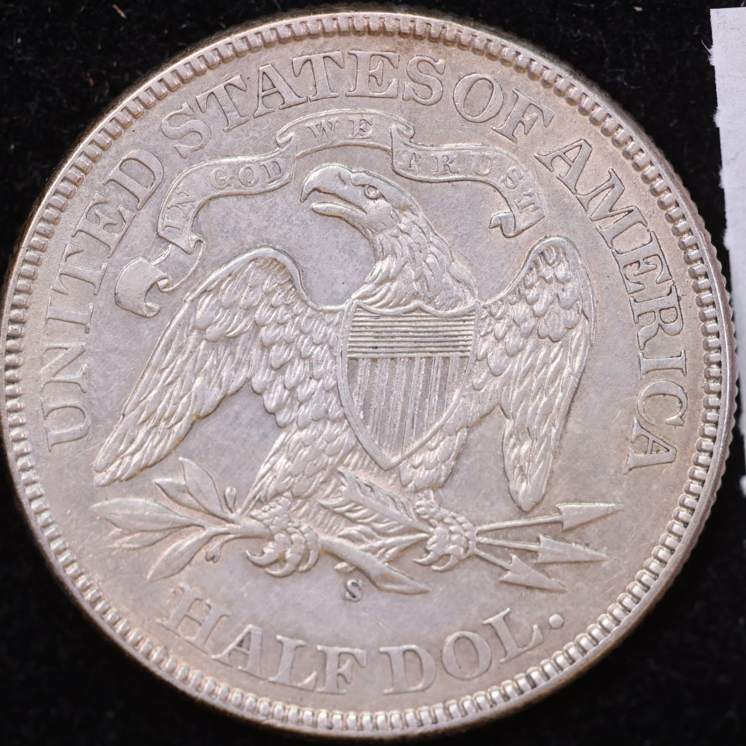 1875-S Liberty Half Dollar, Mint State Circulated Coin, Store #HR2012