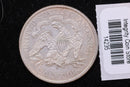 1875-S Seated Liberty Half Dollar, Affordable Collectible Circulated Coin, Store
